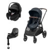 Trio Zelia³ Essential Graphite Pebble 360º Pro² Twillic Black e base FamilyFix 360º Pro 